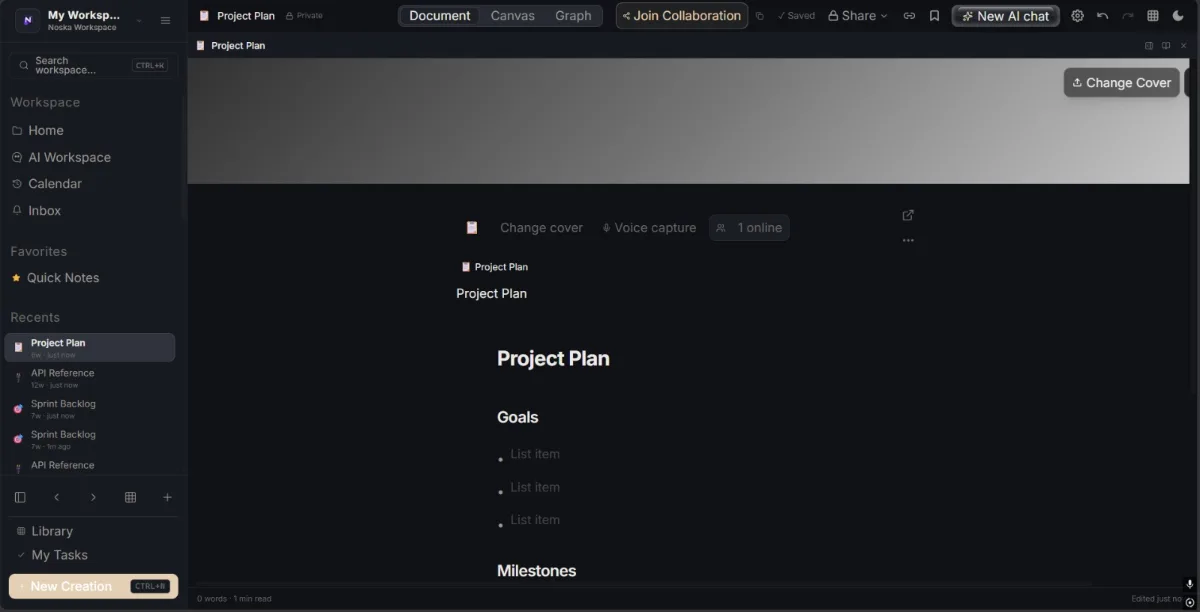 Image for Noska - The Next Evolution of Your Workspace